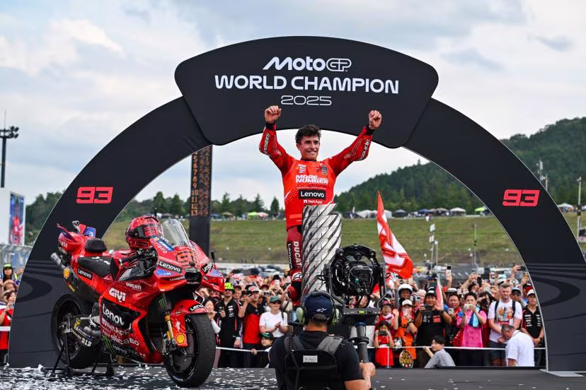 Marc Marquez champion du monde 2025