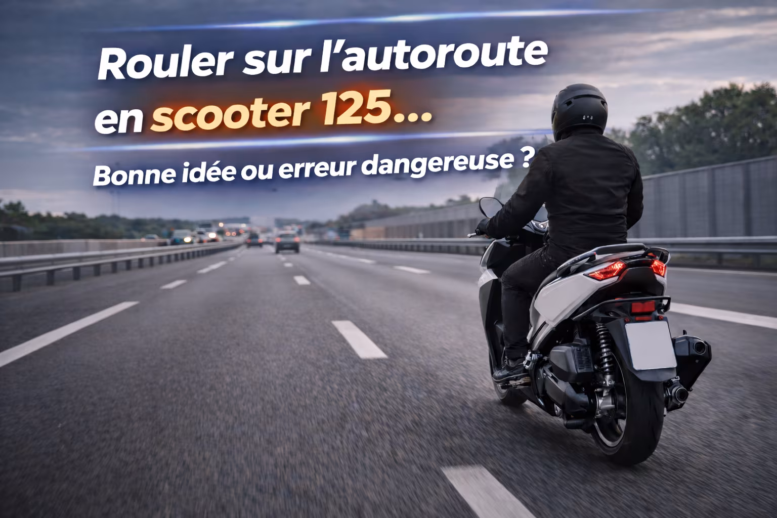 Est-ce qu'un scooter 125 peut prendre l'autoroute ?