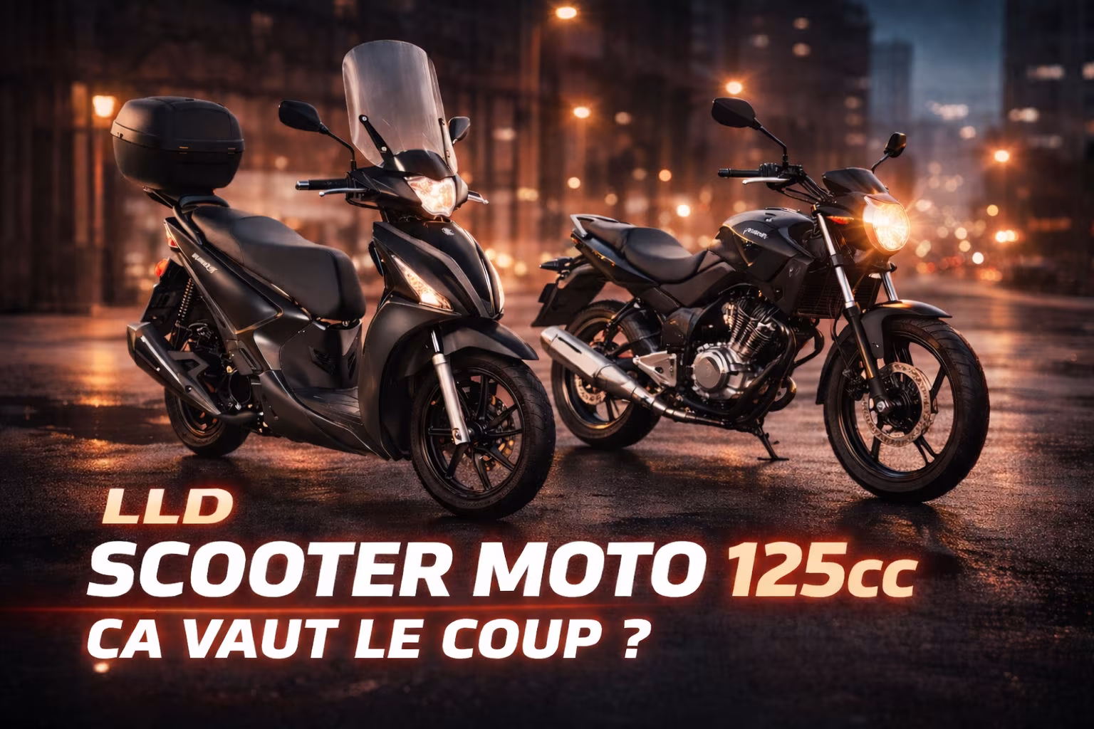 location LDD scooter et moto 125cc