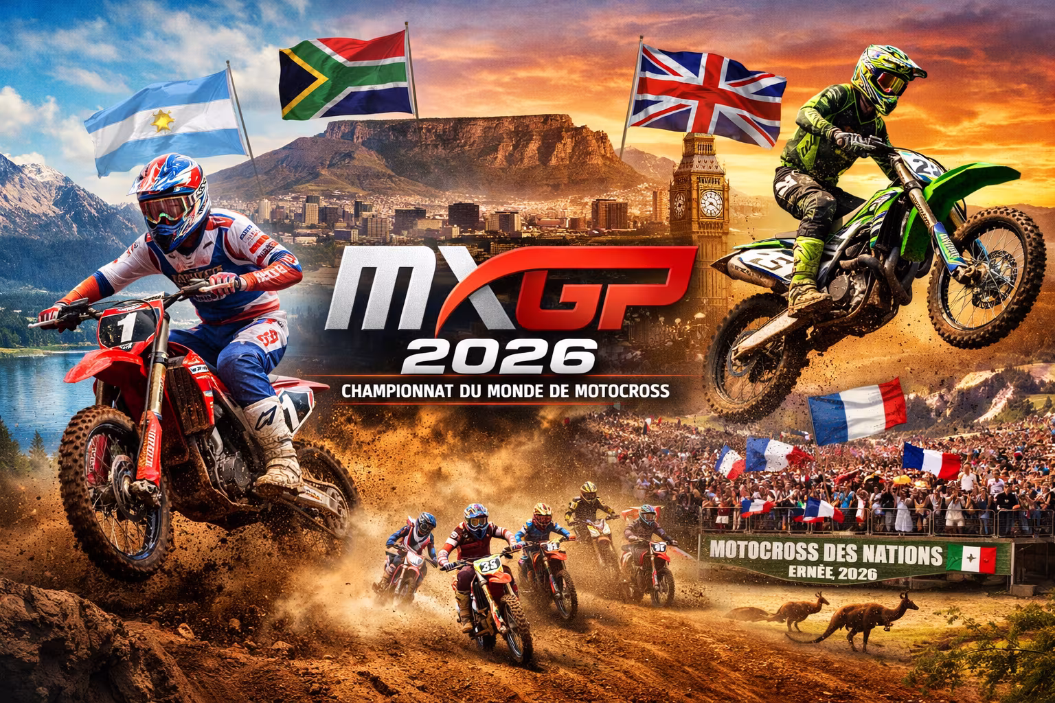 calendrier MXGP 2026 les dates