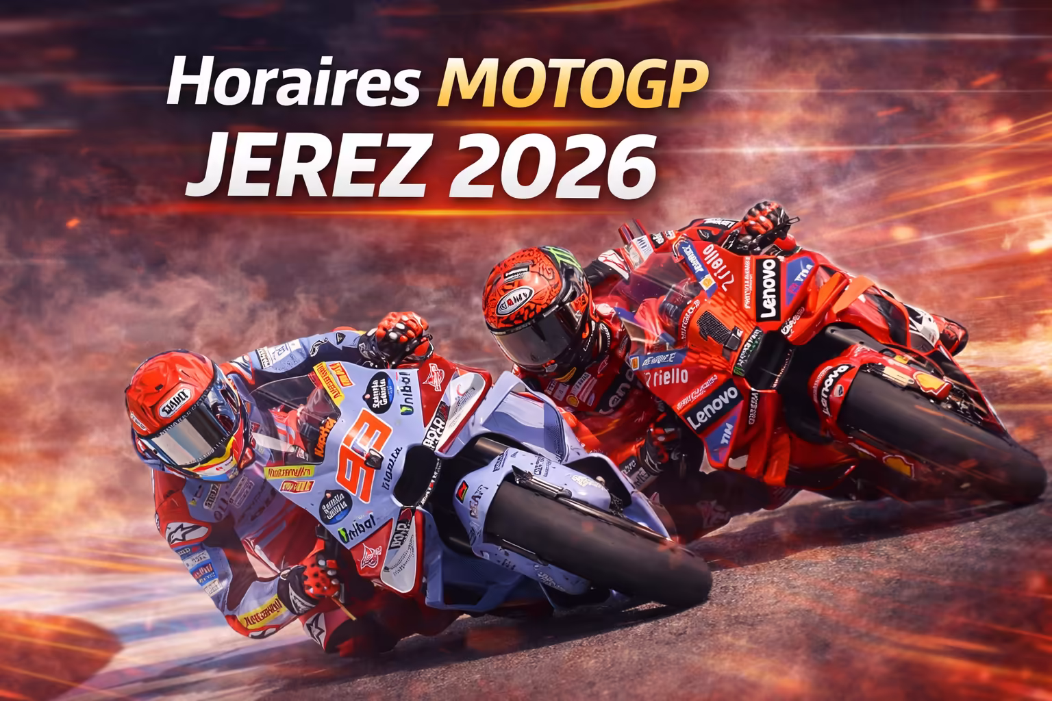 horaires motogp Jerez 2026