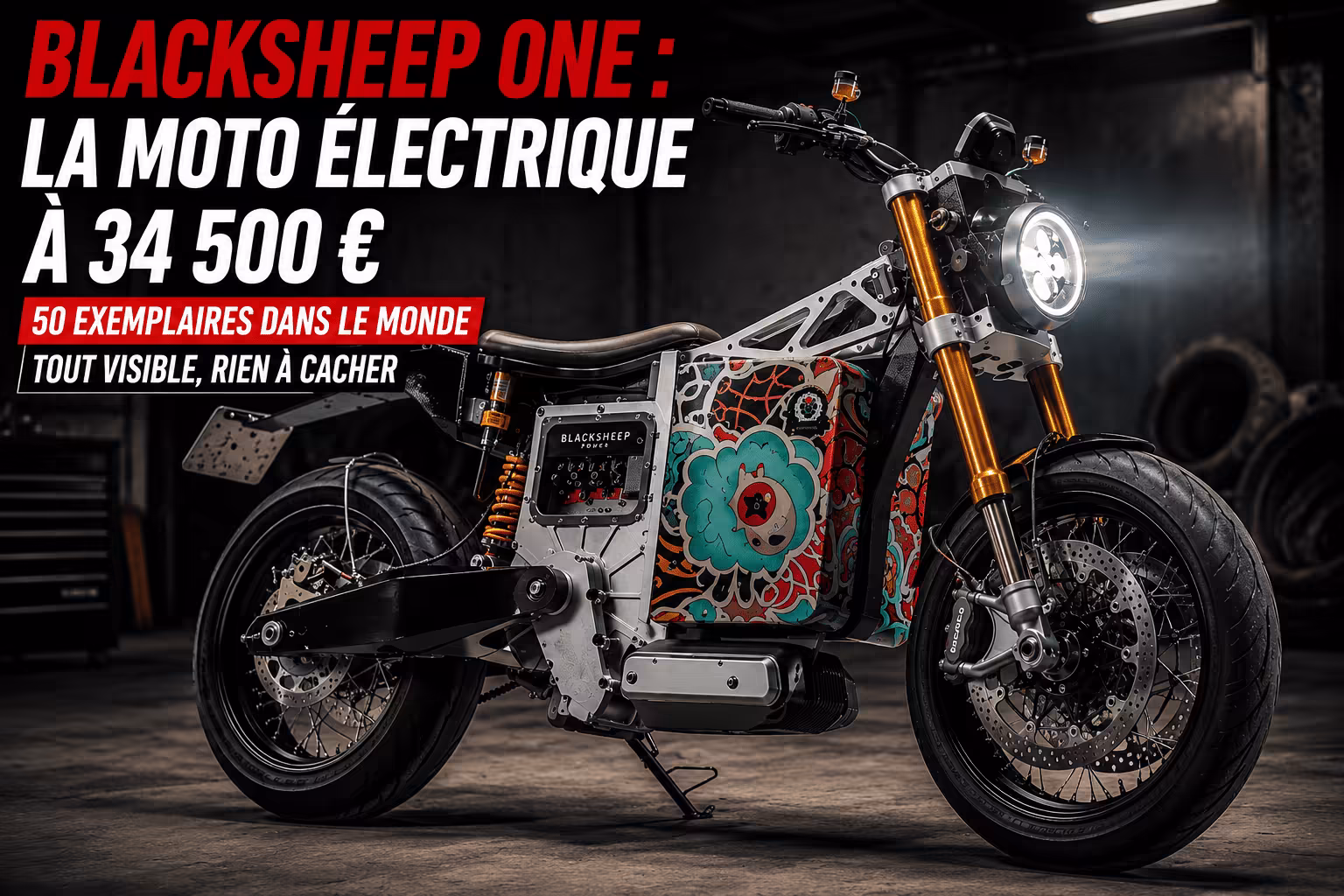 moto électrique blacksheep one