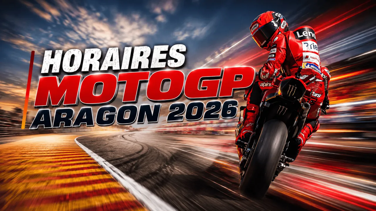 horaires motogp Aragon 2026