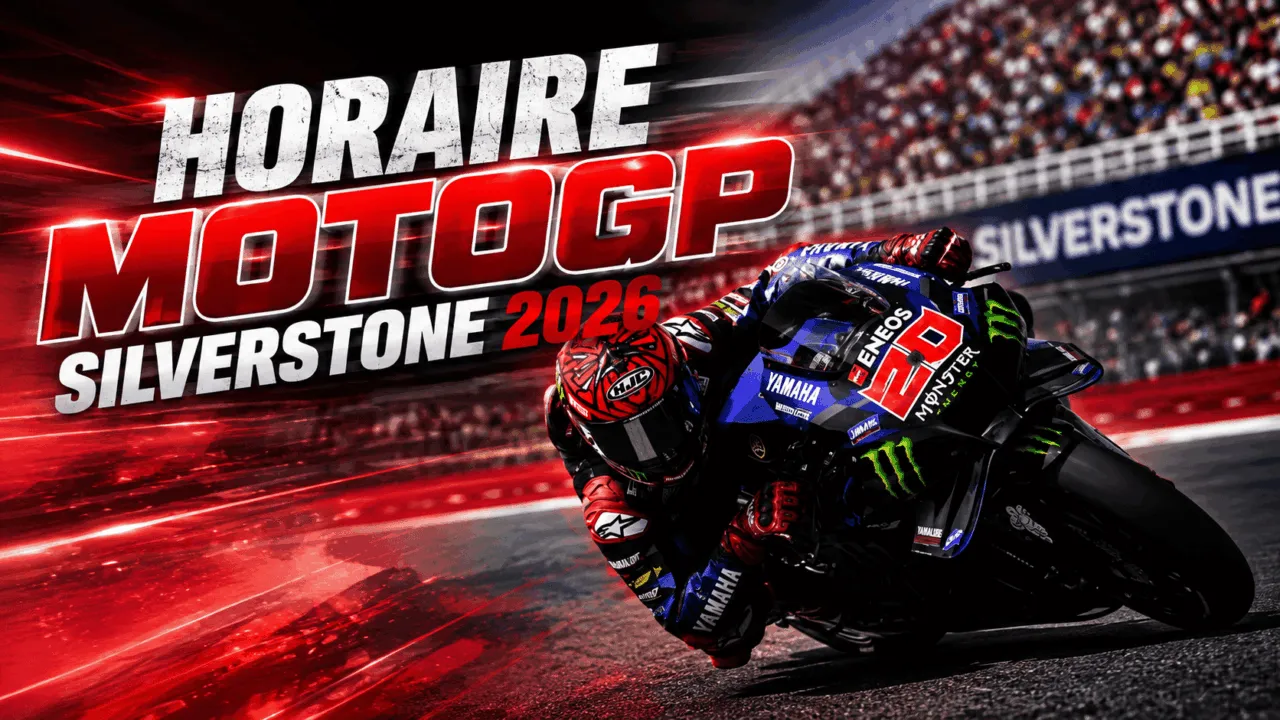 horaires motogp grande bretagne 2026 circuit silverstone