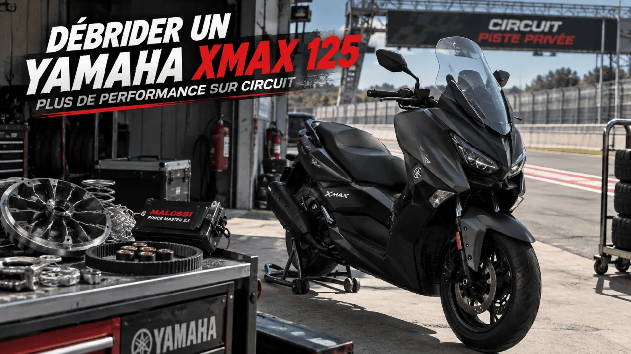 comment débrider le Tmax 125