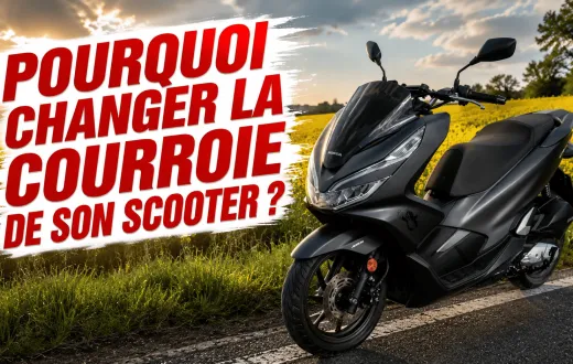 changer la courroie de son scooter