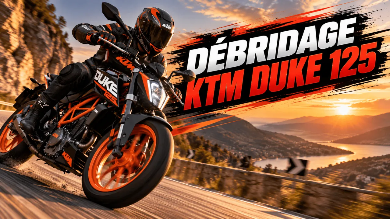débrider une KTM 125 Duke
