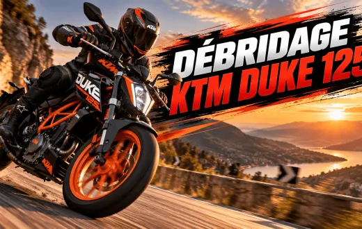 débrider une KTM 125 Duke