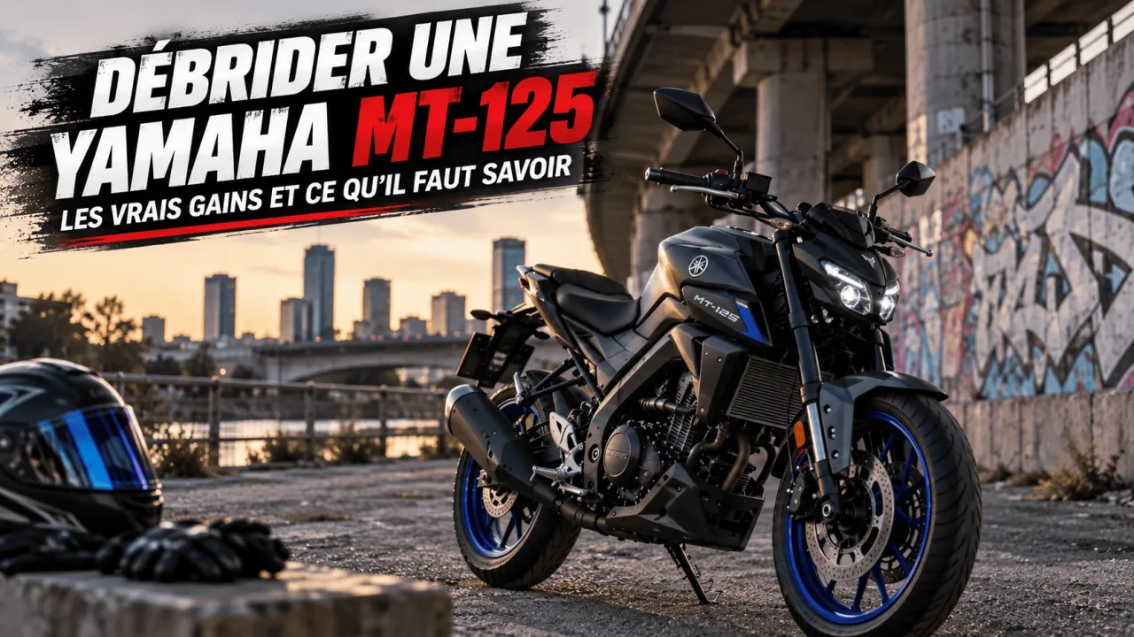 Comment débrider sa MT 125