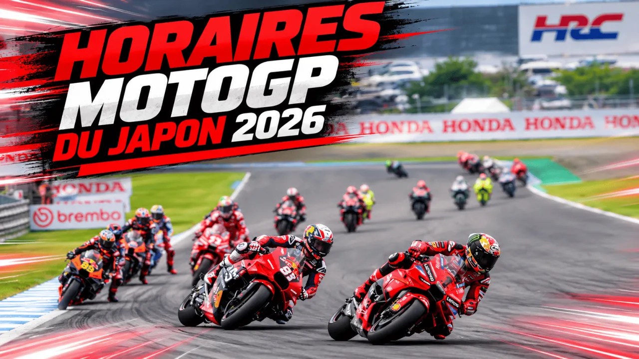 horaires motogp du Japon 2026 Motegi