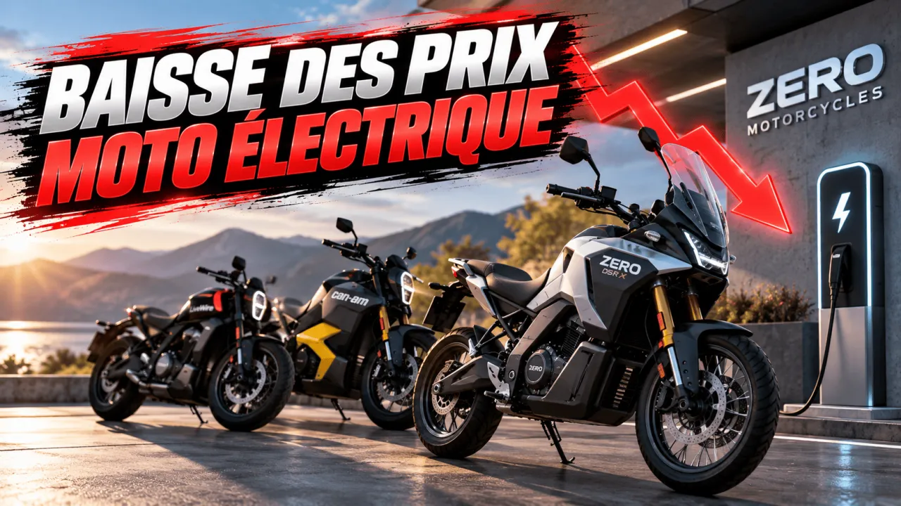 baisse des prix des motos électriques