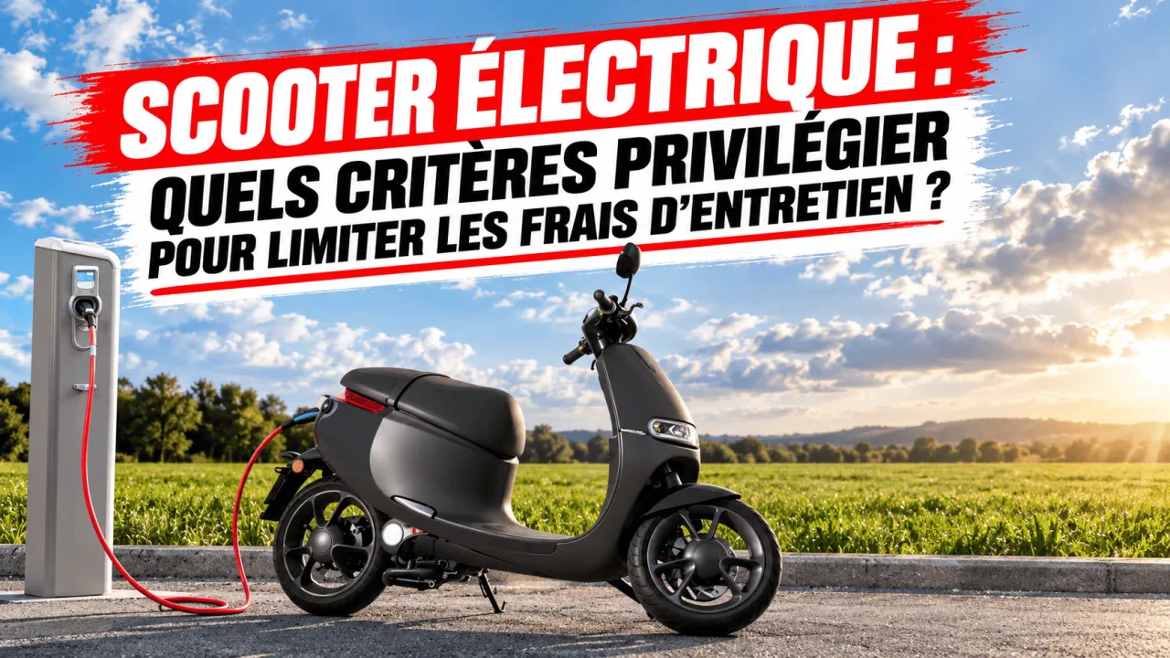 Critères choix scooter électrique