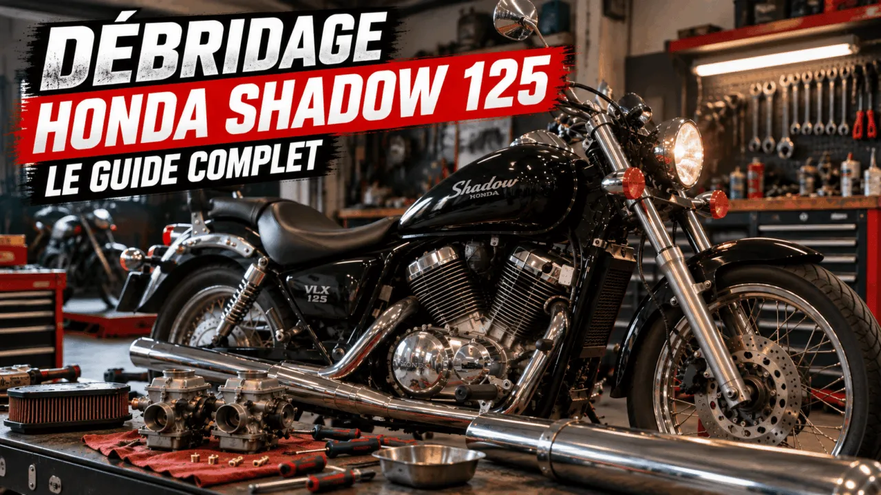 débridage honda shadow 125