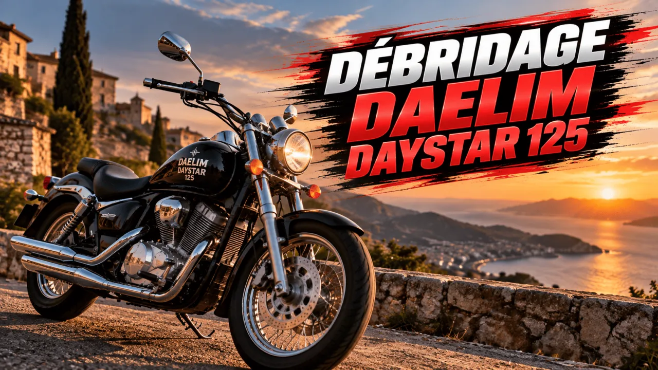 débrider moto 125 daelim