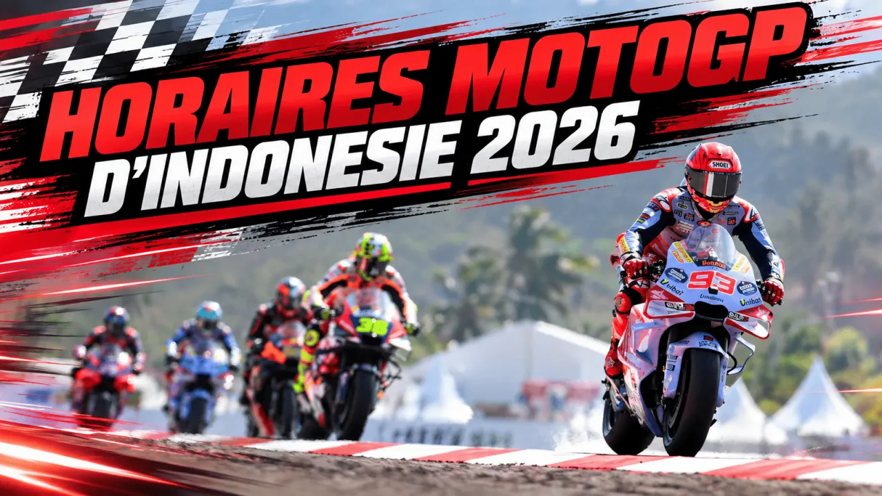 Les horaires du MotoGP d'Indonésie à Mandalika 2026