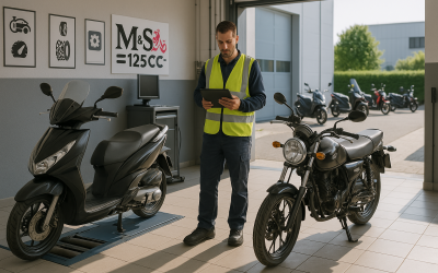 Moto et scooter 125cc Contrôle technique moto et scooter 125 : dates, prix et obligations