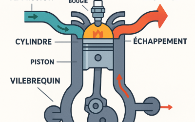 Moto et scooter 125cc Comment fonctionne le moteur 2 temps