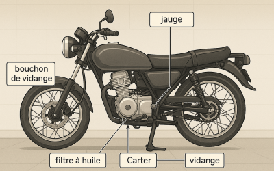 Moto et scooter 125cc Vidange 125cc : le guide pour la faire soi-même facilement