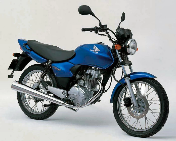 honda 125 cg bleu