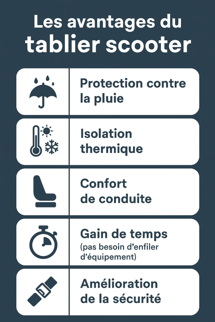 tablier scooter