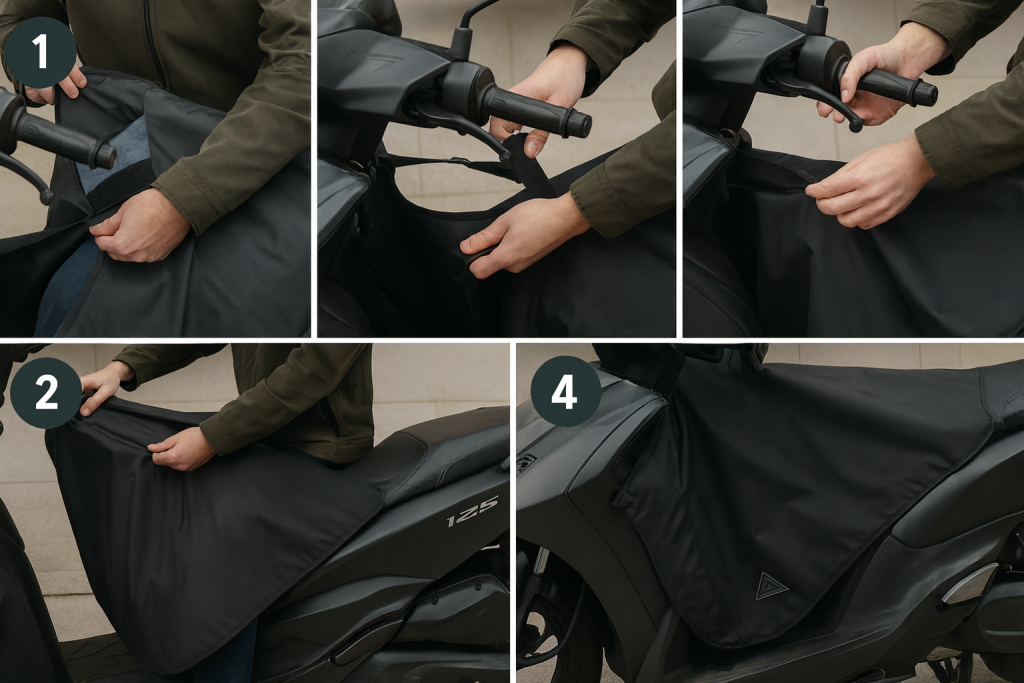 installer tablier scooter