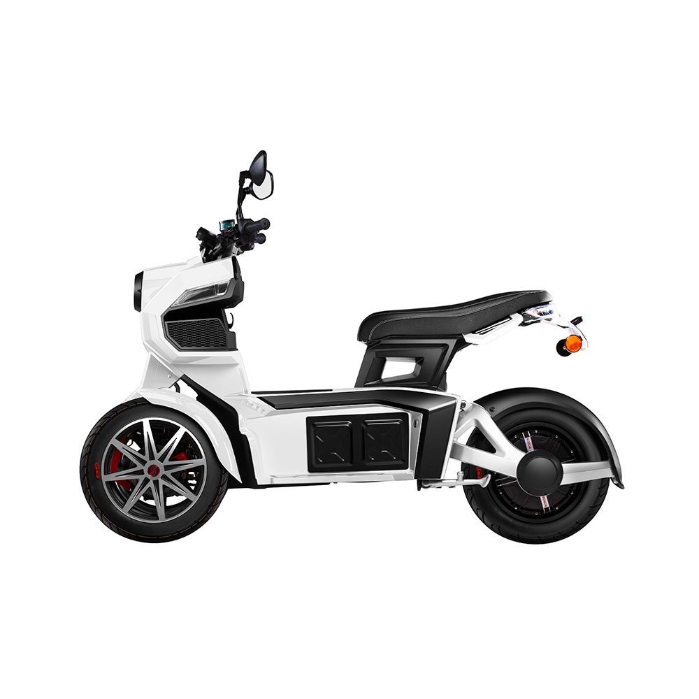 Top 5 Scooters Électriques 3 Roues 125 – Lequel Choisir ? Motorino iTank white side2