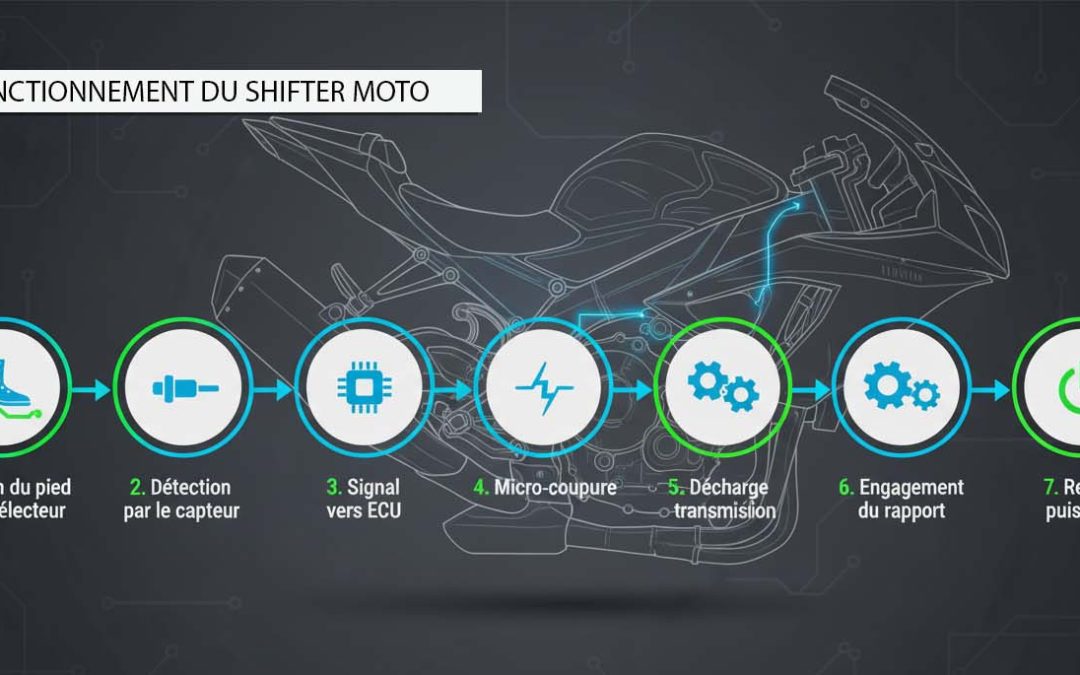 Shifter Moto : Guide Complet (Fonctionnement + Prix)