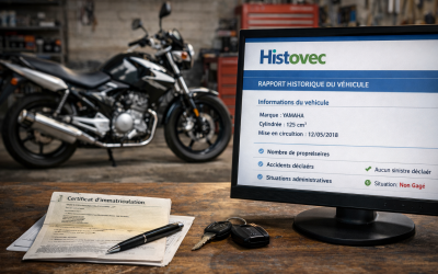 Moto et scooter 125cc Histovec Moto : Vérifie l’historique avant d’acheter