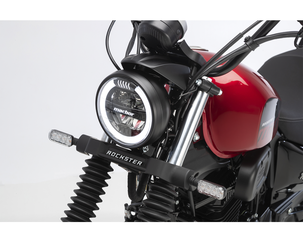 Macbor Rockster 125 Evo : Test, Prix & Avis 2026 med fit macbor rockster 125 evo 125 nueva custom frontal