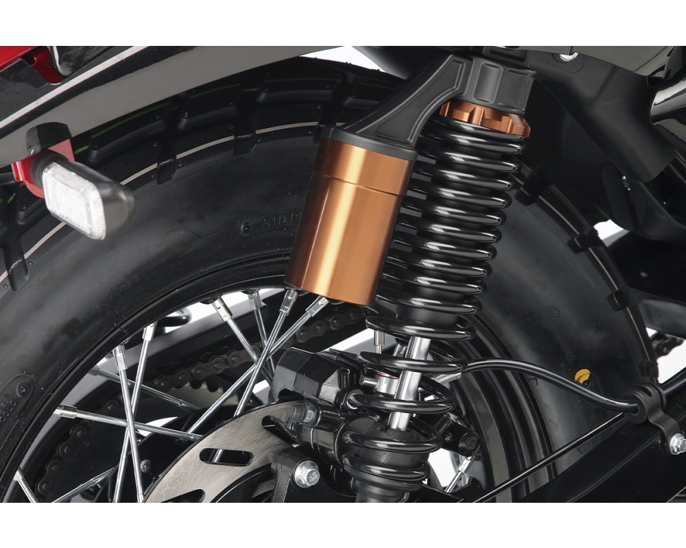 Macbor Rockster 125 Evo : Test, Prix & Avis 2026 med fit macbor rockster 125 evo 125 nueva custom suspension trasera