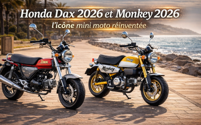 Honda Dax 2026 et Monkey 2026 : nouveaux coloris, prix et analyse complète