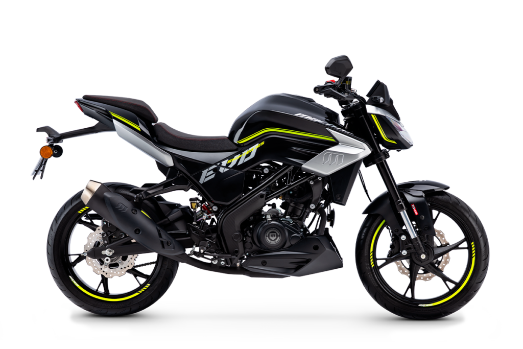 Macbor Shifter 125 EVO : la naked qui change tout en 2026 macbor new naked shifter 125 evo lateral derecho negro verde