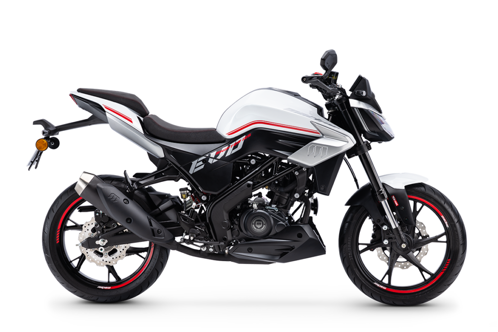 Macbor Shifter 125 EVO : la naked qui change tout en 2026 macbor new shifter 125 evo lateral derecho blanco