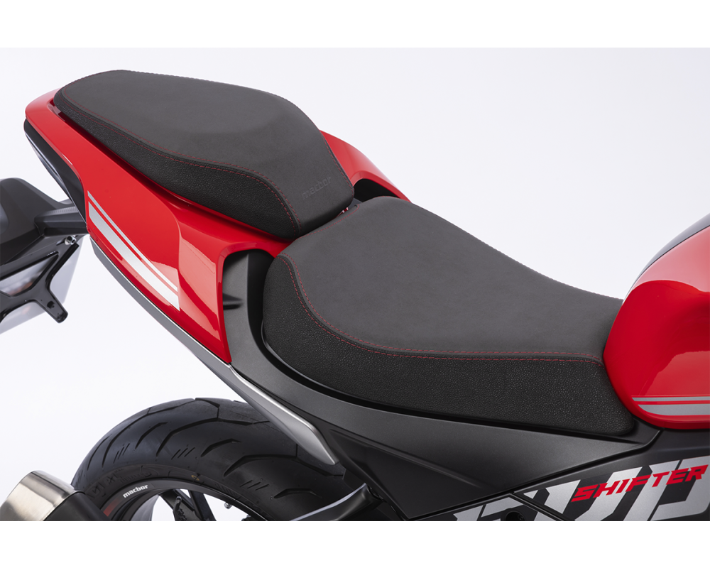 Macbor Shifter 125 EVO : la naked qui change tout en 2026 med fit macbor nueva shifter 125 evo detalle asiento