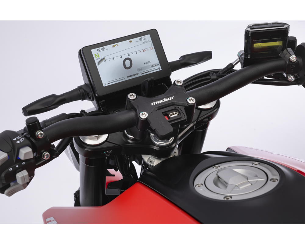 Macbor Shifter 125 EVO : la naked qui change tout en 2026 med fit macbor nueva shifter 125 evo detalle dashboard tft color conectividad