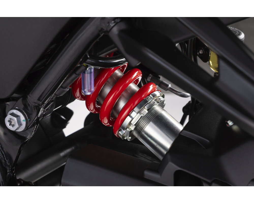 Macbor Shifter 125 EVO : la naked qui change tout en 2026 med fit macbor nueva shifter 125 evo detalle monoamortiguador trasero