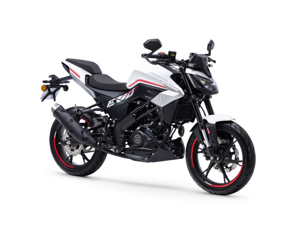 Macbor Shifter 125 EVO : la naked qui change tout en 2026 med fit macbor nueva shifter 125 evo vista 3 4 derecha blanca