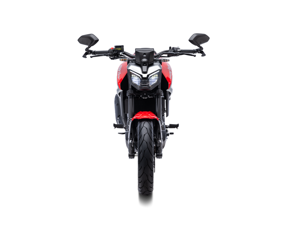 Macbor Shifter 125 EVO : la naked qui change tout en 2026 med fit macbor nueva shifter 125 evo vista frontal rojo