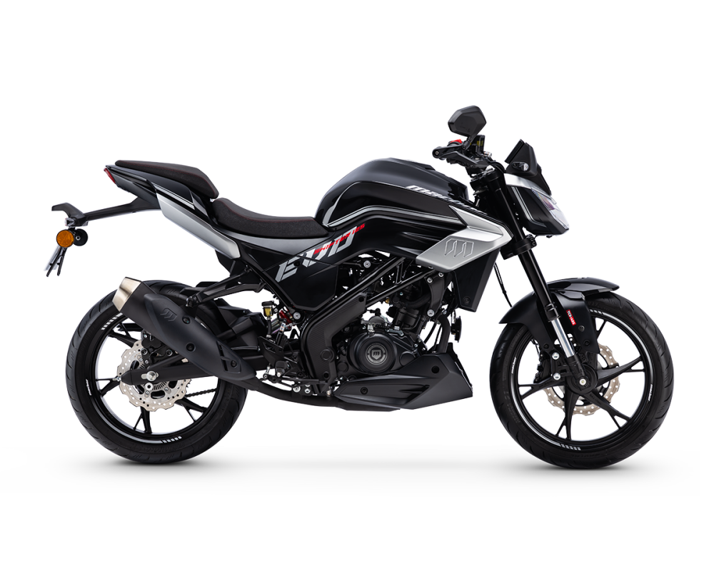 Macbor Shifter 125 EVO : la naked qui change tout en 2026 med fit macbor nueva shifter 125 evo vista lateral derecha negro plata