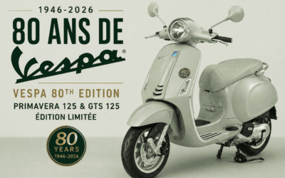 Moto et scooter 125cc Vespa fête ses 80 ans : l’édition limitée 125cc est là