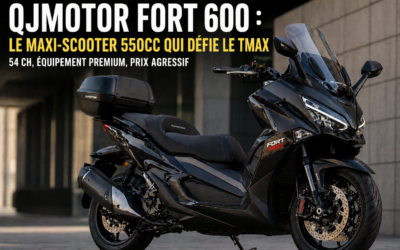 Moto et scooter 125cc QJMotor Fort 600 : le rival chinois qui défie le TMAX