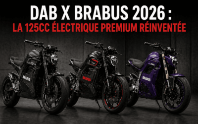 Moto et scooter 125cc DAB Motors x Brabus : la 125cc électrique passe au luxe