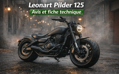 Moto et scooter 125cc Leonart Pilder 125 : le custom 125 qui claque