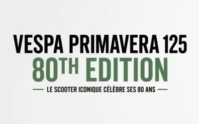 Moto et scooter 125cc Vespa Primavera 125 80th Edition : fiche technique, avis et prix (2026)