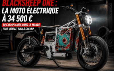 Moto et scooter 125cc Blacksheep ONE : la moto électrique à 34 500 €