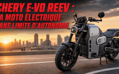 Moto et scooter 125cc Chery e-Vo REEV : la moto électrique sans contrainte de recharge