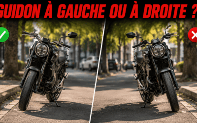 Moto et scooter 125cc Guidon à droite ou à gauche garé : ce que ta 125cc change