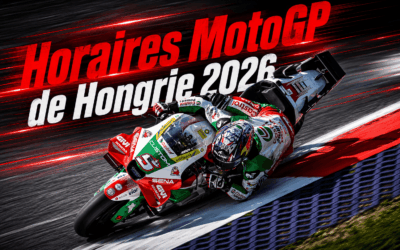 Moto et scooter 125cc Horaires MotoGP Hongrie 2026 : programme complet
